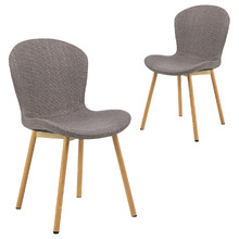 Houlton Timber-Look Dining Chairs (Set of 2)
