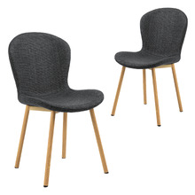 Houlton Timber-Look Dining Chairs (Set of 2)