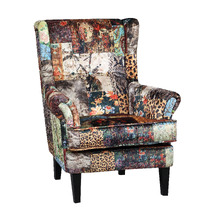 Bliss Velvet Wingback Armchair
