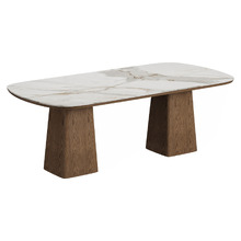 Marcia Ash Wood Dining Table