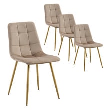 Bella Velvet Dining Chairs (Set of 4)