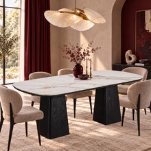 Marcia Ash Wood Dining Table