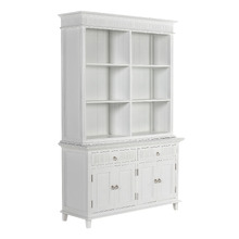 Lewis 4 Door 2 Drawer Buffet & 6 Shelf Hutch