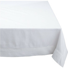 Elegant Hemstitch Round Table Cloth