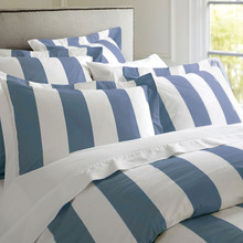 Oxford Stripe Quilt Cover Cobalt Blue