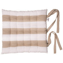 Stripy Al Fresco Cotton Chair Pad