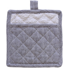 Cotton Herringbone Pot Holders (Set of 2)