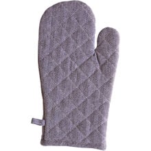 Cotton Herringbone Oven Gloves (Set of 2)