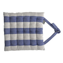 Stripy Al Fresco Cotton Chair Pad