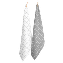 2 Piece Cambridge Waffle Cotton Tea Towel Set