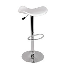 Eumelia Faux Leather Adjustable Barstool