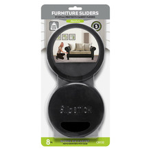 12.7cm Slipstick Carpet Floor Furniture Sliders (Set of 8)