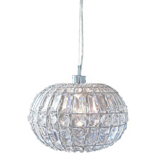 Lily 1 Light Pendant Clear Acrylic