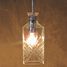Whisky Decanter Glass Pendant Light