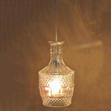 Brandy Decanter Glass Pendant Light
