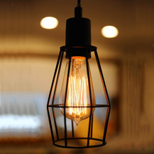 Wire Cage Metal Industrial Pendant Light