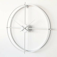 Lincoln Round Metal Wall Clock