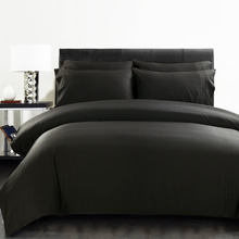 Black Fellini Bamboo Quilt Cover Set