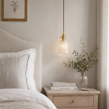 Gold Vintage-Style Carrie Pendant Light