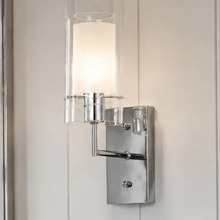 Abbey Chrome Metal Wall Light