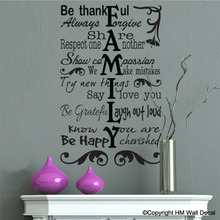 Family Quote Inspiration DIY Removable Wall Decal