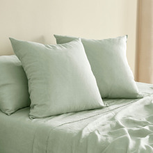 Findlay Flax Linen European Pillowcases (Set of 2)