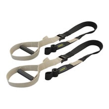 Black & Beige Bodyweight Training Straps (Set of 2)