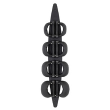 9 Piece Black Beech Wood Wall Mounted Kettlebell Set