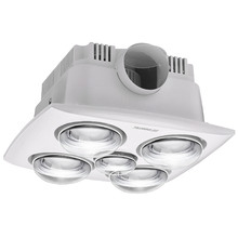 Contour 4 Heater Bathroom Exhaust Fan with LED