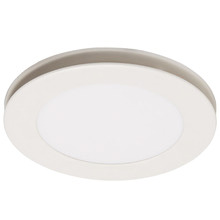 White Flow Round Bathroom Exhaust Fan with LED