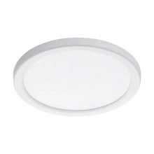 Fino 28cm White Tri-Colour LED Oyster Light with Sensor