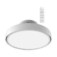 Fantom 48cm White DC Bladeless Smart Ceiling Fan with LED Light