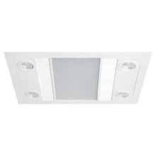 Linux DC White 1000W 3-in-1 Bathroom Heater Exhaust Fan with LED Light