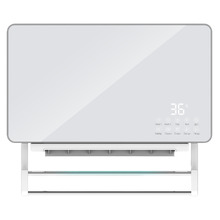 Thermo White 2200W Bathroom Wall Heater with Towel Rack