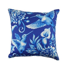 Blue Gennadios Cotton Cushion