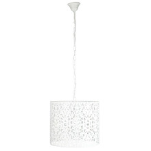 White Porto Metal 1 Light Pendant