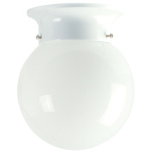 Pisa Glass Batten Fix Ceiling Light
