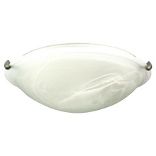 Sauser Clips Alabaster 2 Lamp Oyster Light