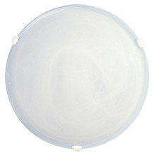 Sauser One Light Ceiling in White with Clip