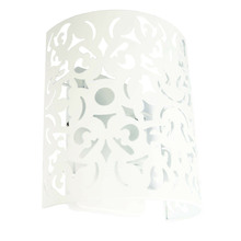 Porto Matte White Metal Wall Light