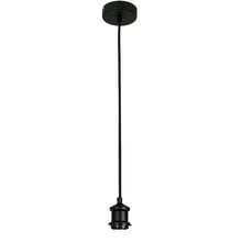 Ortona Cloth Covered Suspension Pendant Light