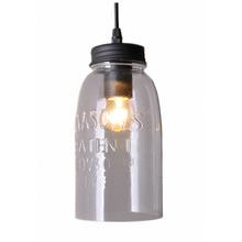 Gallipoli Jar Glass Pendant Light