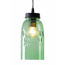 Gallipoli Glass Jar Pendant Light