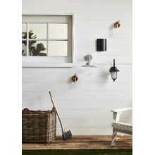 Cantu Black Bracket Exterior Wall Light