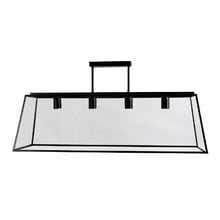 Legnano Flared Metal & Glass 4 Light Pendant