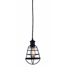Cage Inspired Black Metal Wire Shade