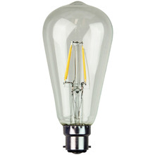 Steama B22 Drop 4W LED Filament Bulb