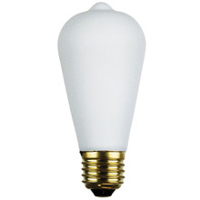 Zareth E27 Drop 6W 16cm Opal Matte LED Filament Bulb