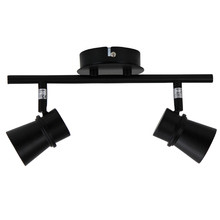 Modena Metal Adjustable 2 Lamp Bar Spotlight