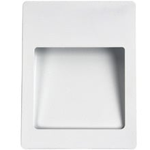 Kekoo White Metal 6W LED Recessed Wall Light